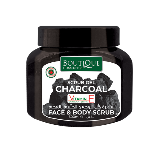 Detoxify Your Skin with BOUTIQUE's Face & Body Scrub Gel Charcoal