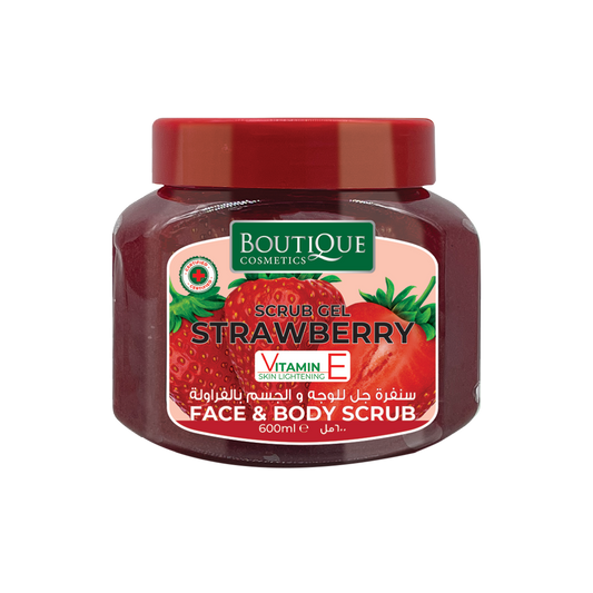 Indulge in Sweetness with BOUTIQUE - Face & Body Scrub Gel Strawberry