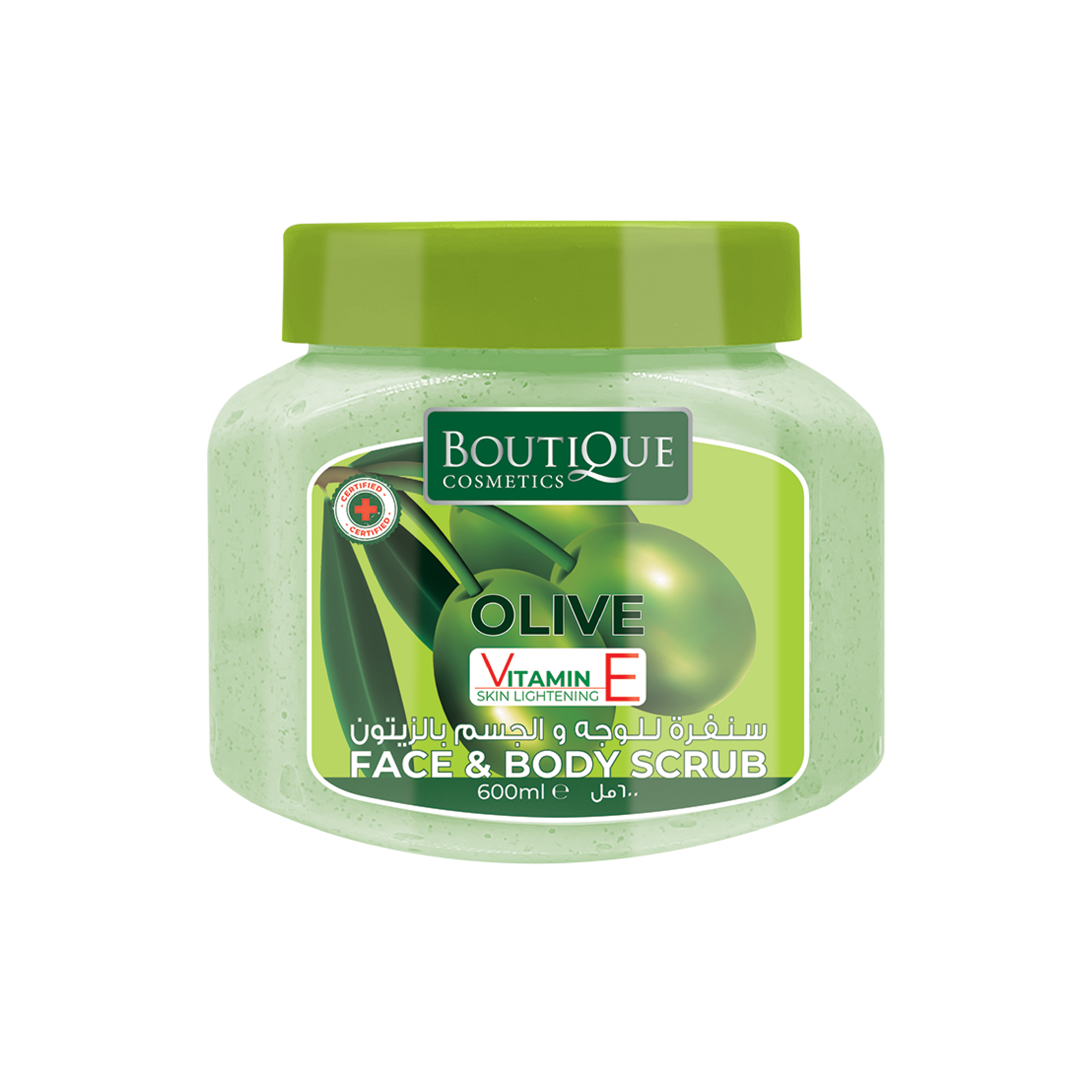 Nourish with BOUTIQUE - Face & Body Scrub Gel Olive