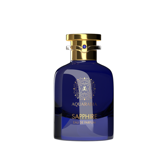 Aquarabia Sapphire 100ml: Captivating Blend of Bergamot, Lemon, White Wood & Cashmeran