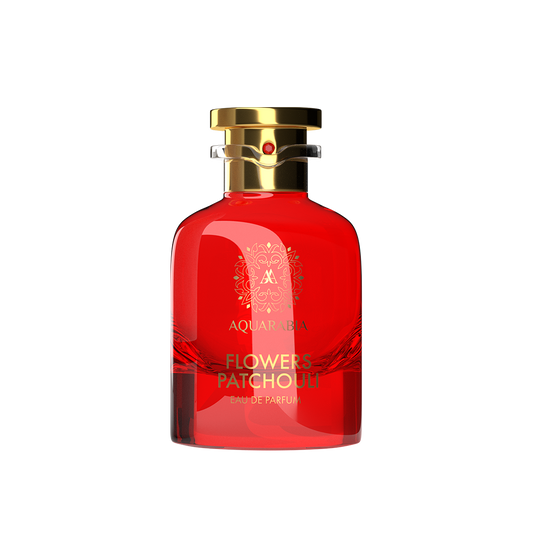 Aquarabia Flower Patchouli 100ml: Seductive Blend of Blackcurrant, Blood Orange & Musk