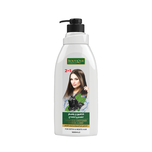 Purifying Charcoal & Mint Haircare Duo - 1000ml