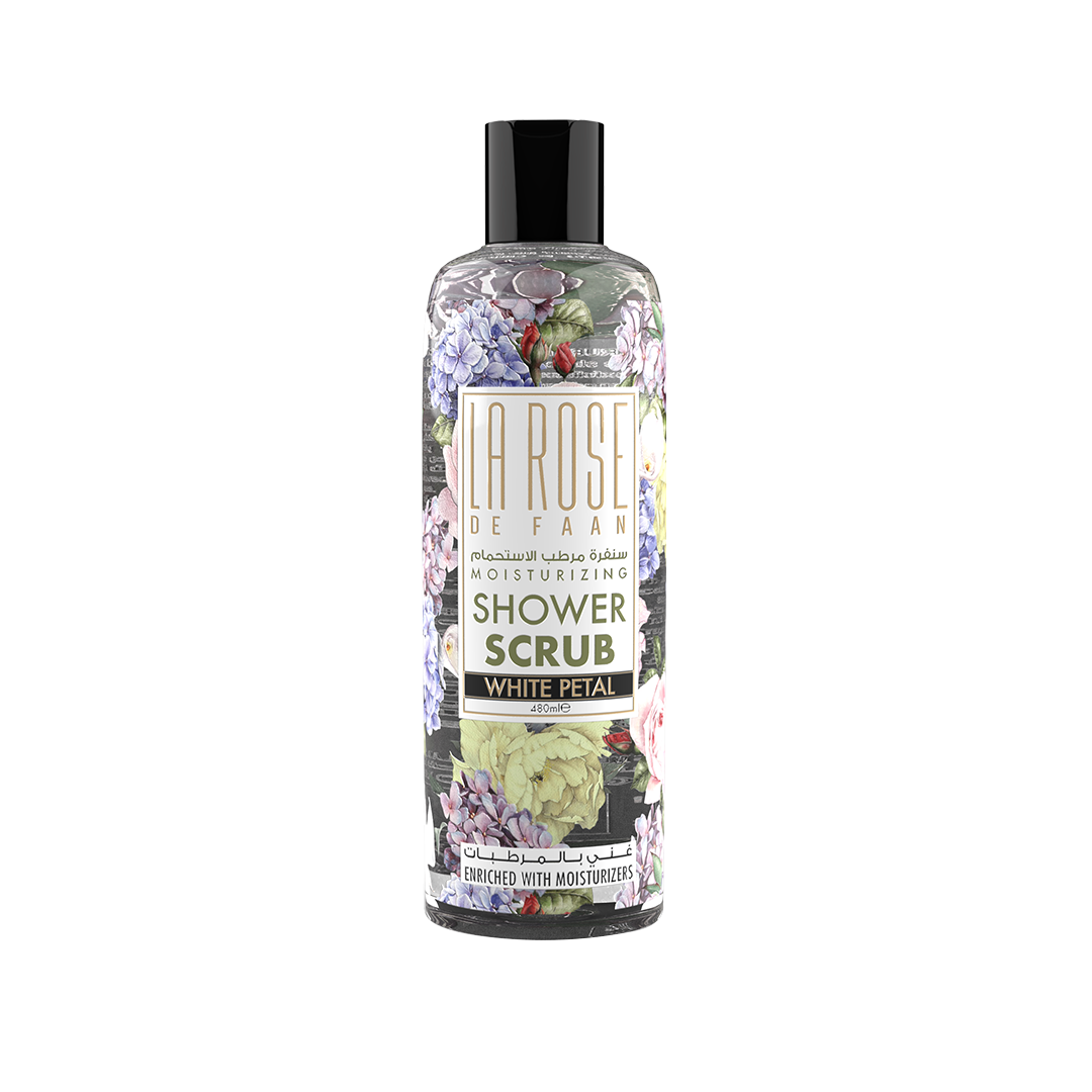 Immerse in Delicate Freshness with LA ROSE's Shower Scrub White Petal