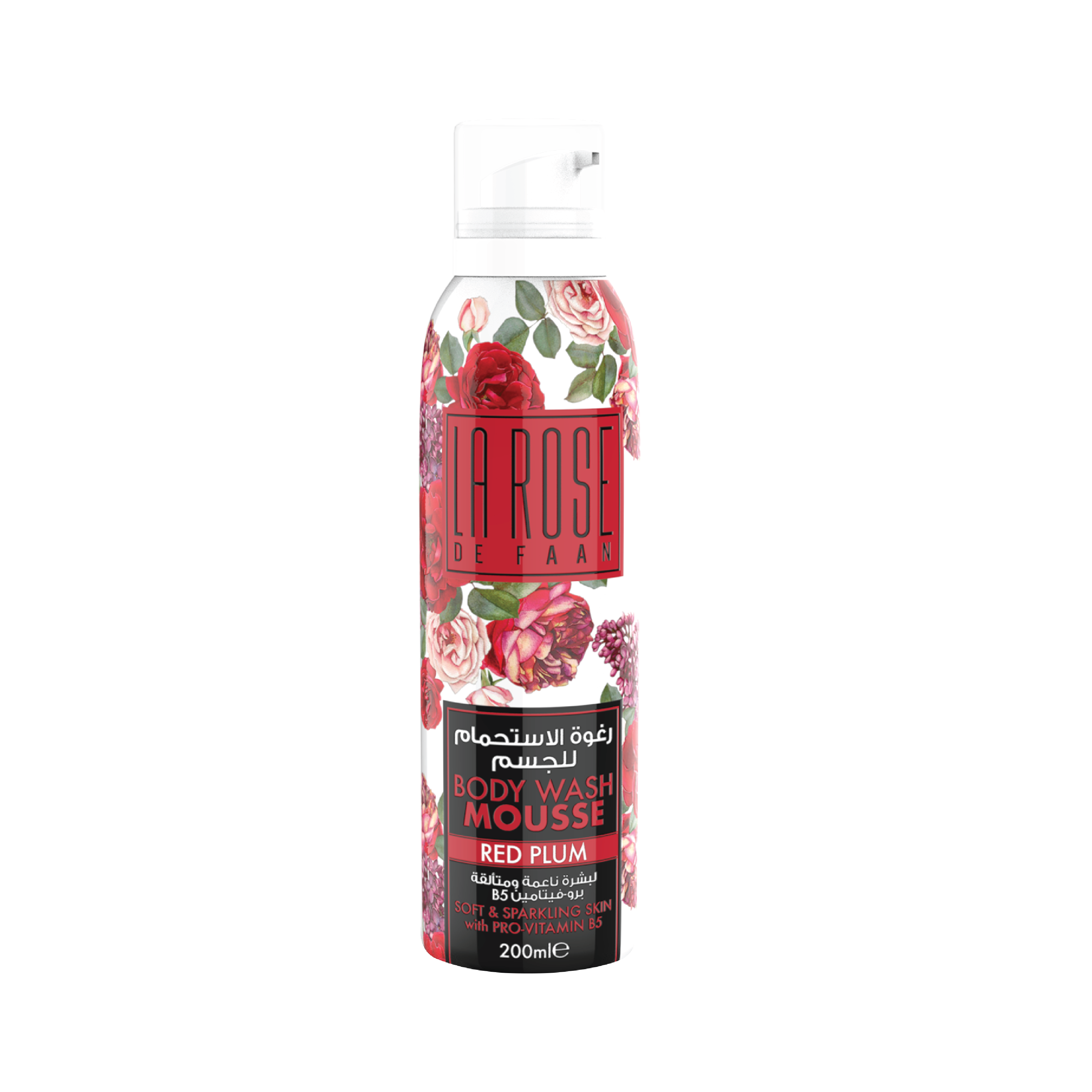 Indulge in Exotic Luxury with La Rose Body Wash Mousse Red Plum