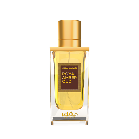 Mashaer Royal Amber Oud Perfume 100ML - Luxurious Exotic Fragrance