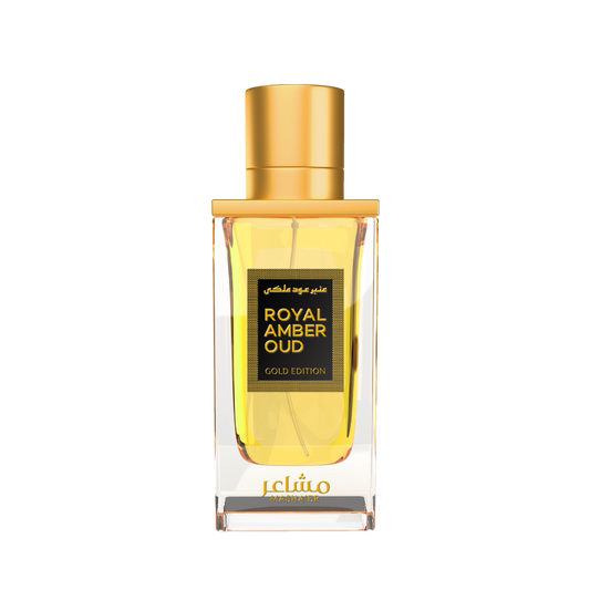 Mashaer Royal Amber Oud Gold Edition Perfume 100ML - Luxurious Fragrance