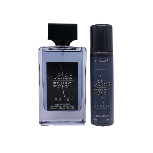 Faan Mashair Indigo Gift set: Confident Fragrance Duo