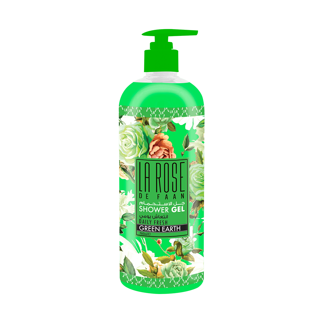 Rejuvenate with LA ROSE's Shower Gel Green Earth