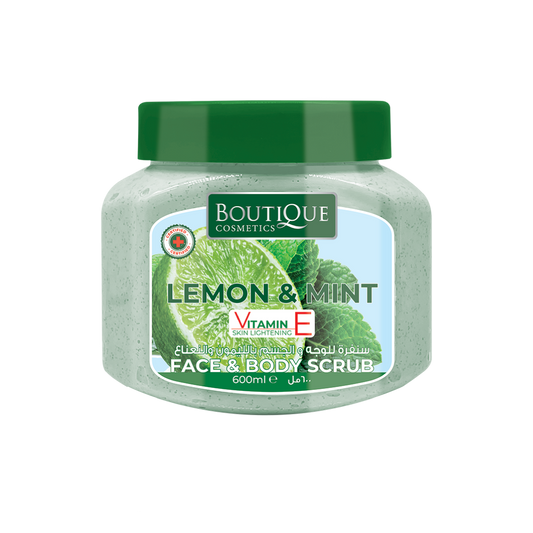 Refresh with BOUTIQUE - Face & Body Scrub Gel Lemon & Mint