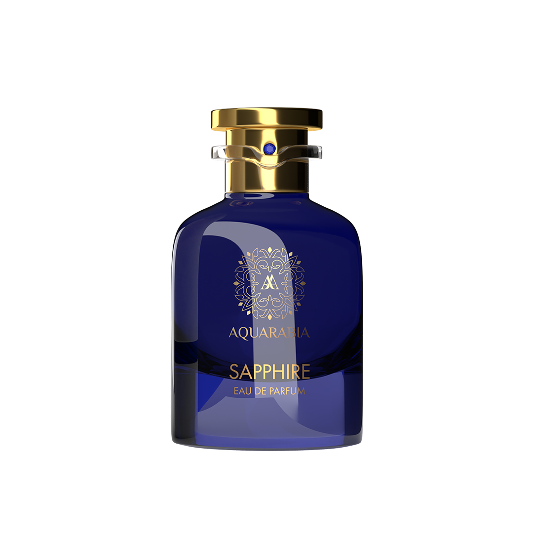 Aquarabia Sapphire 100ml: Captivating Blend of Bergamot, Lemon, White Wood & Cashmeran