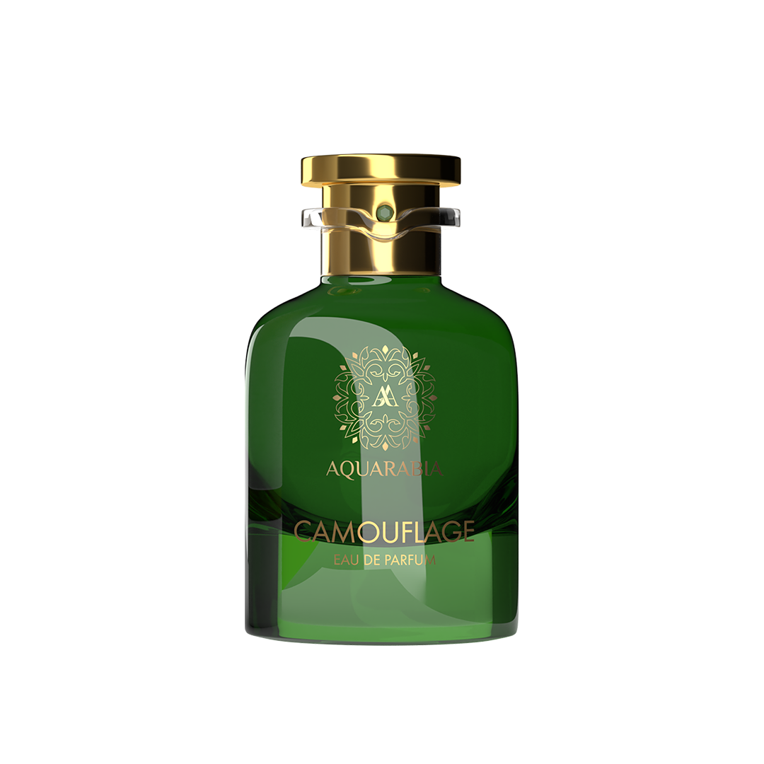 Aquarabia Camouflage 100ml: Luxurious Blend of Bergamot, Carrot, Cedar & Sandalwood