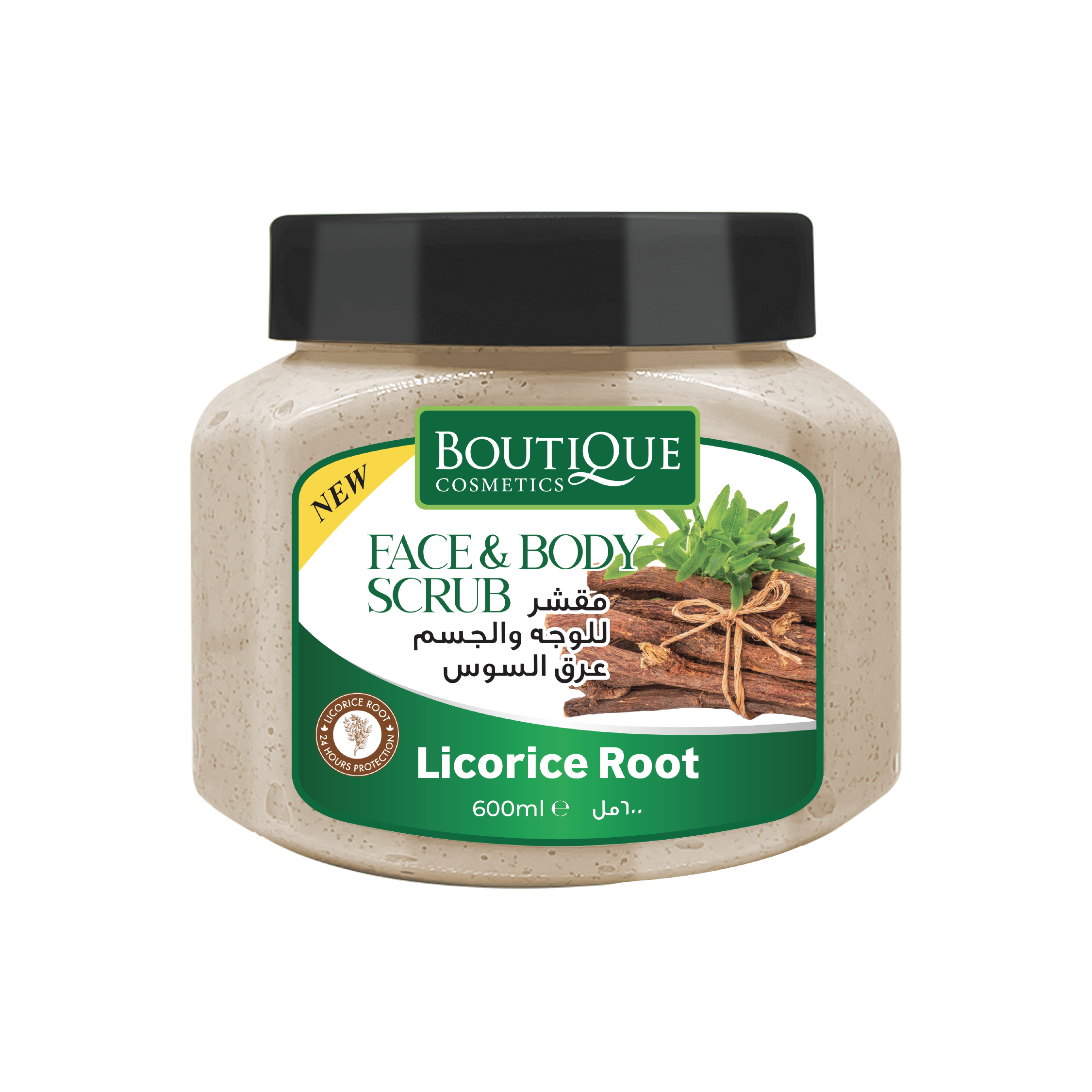 Boutique Face & Body Scrub with Licorice Root