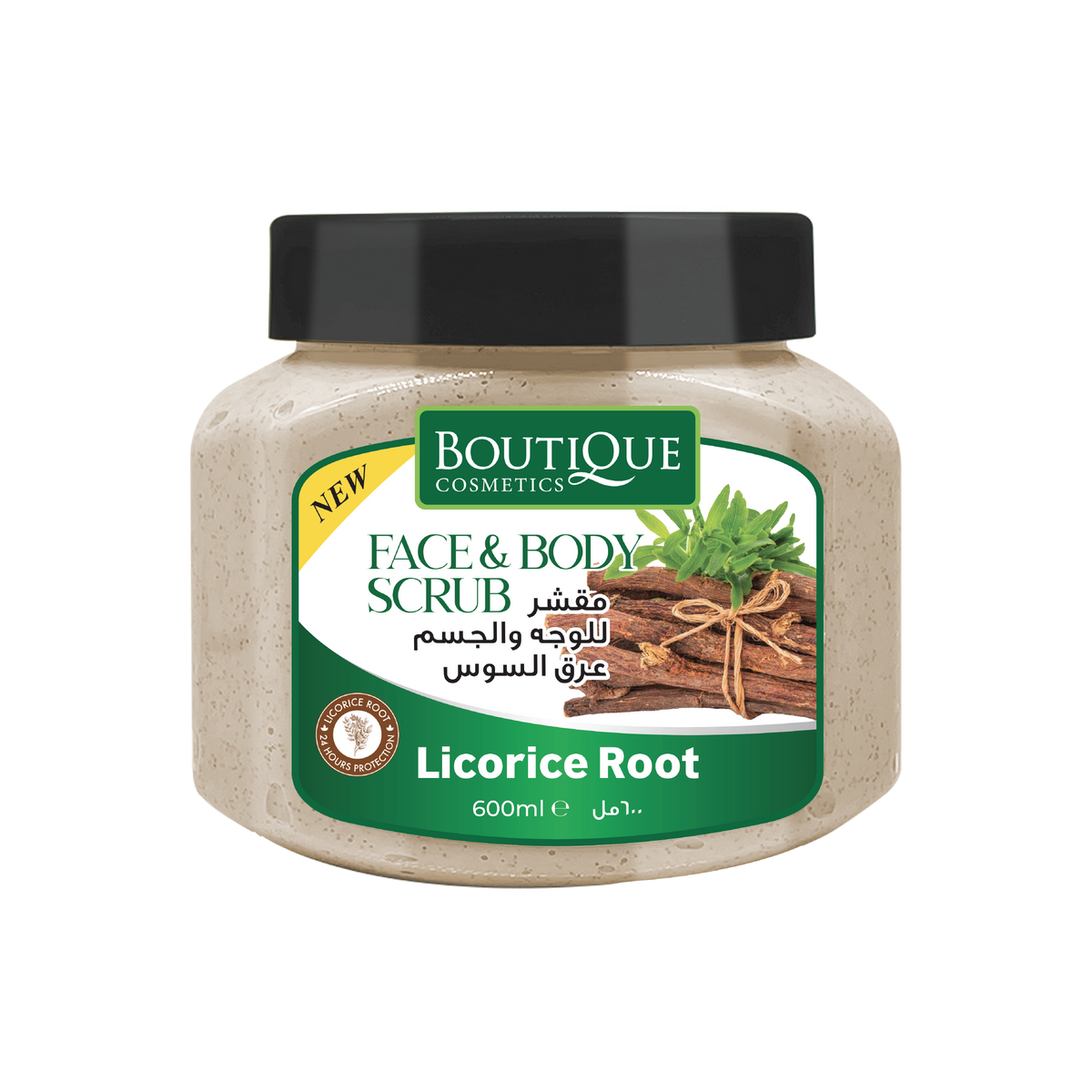 Boutique Face & Body Scrub with Licorice Root