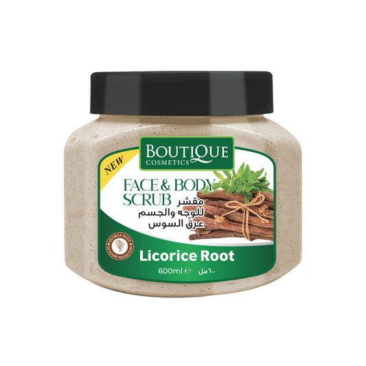 Boutique Face & Body Scrub with Licorice Root