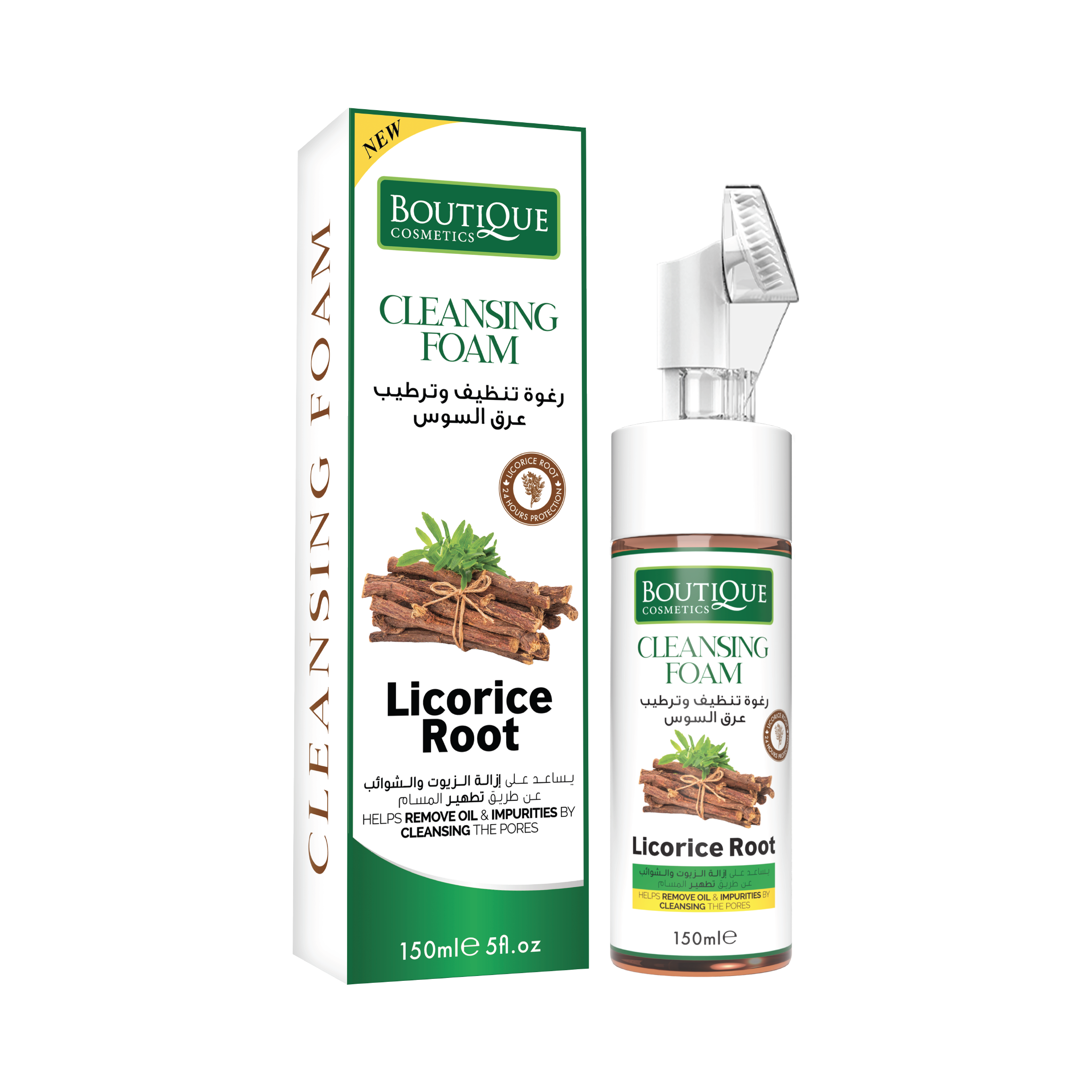 Boutique Licorice Root Cleansing Foam 150ml