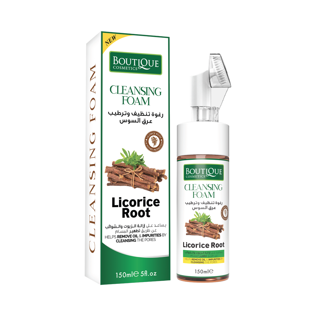 Boutique Licorice Root Cleansing Foam 150ml