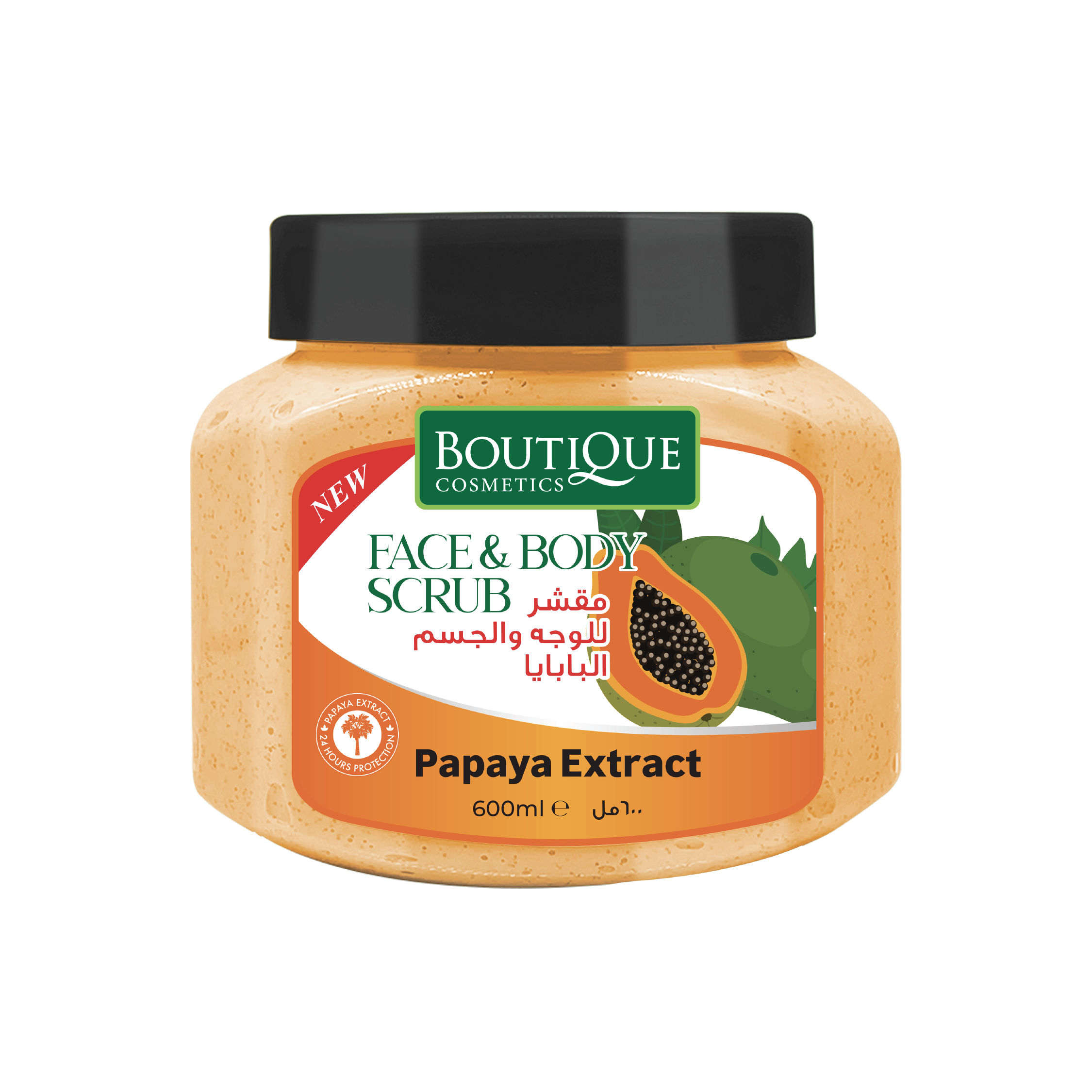 Boutique Papaya Face & Body Scrub