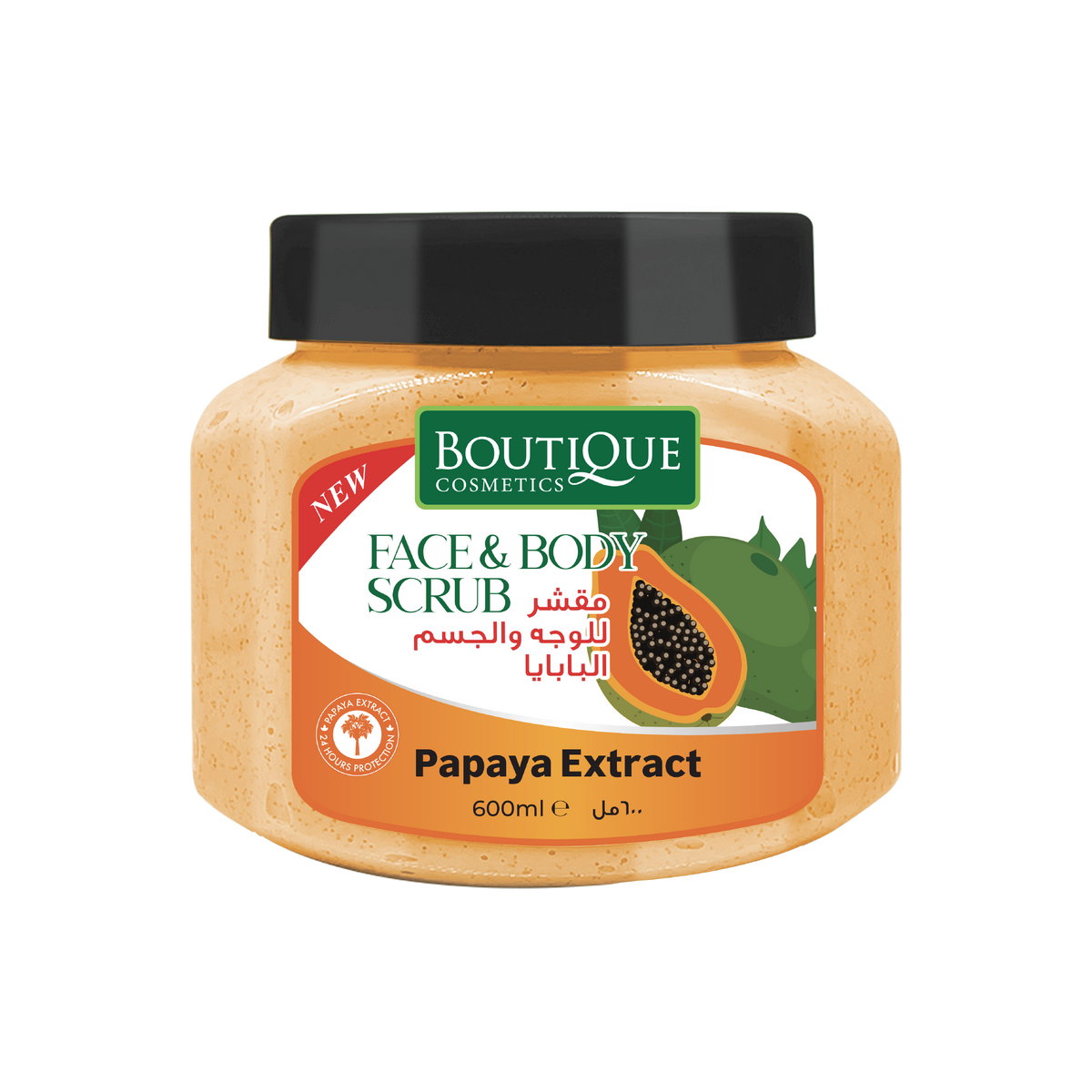 Boutique Papaya Face & Body Scrub