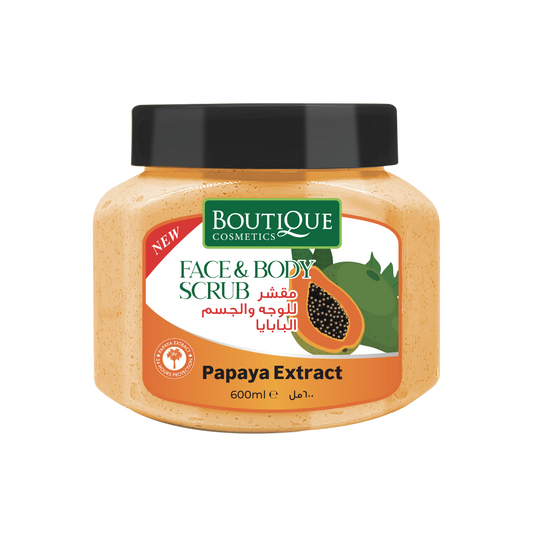 Boutique Papaya Face & Body Scrub