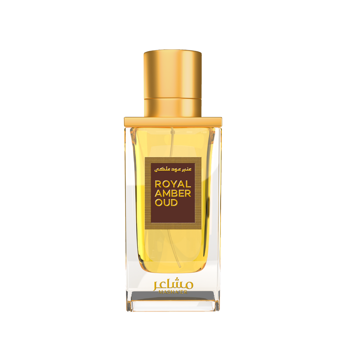 Mashaer Royal Amber Oud Perfume 100ML - Luxurious Exotic Fragrance