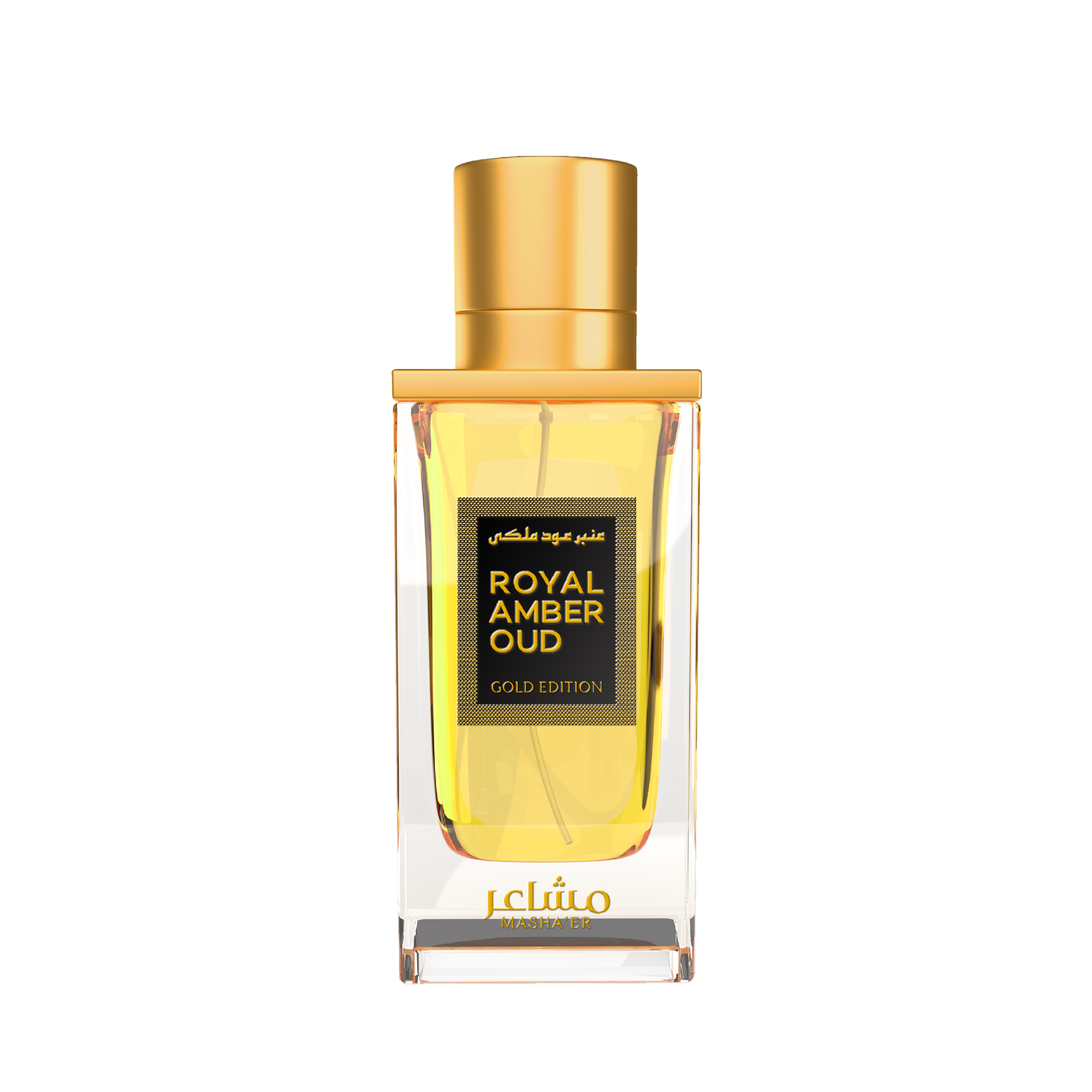 Mashaer Royal Amber Oud Gold Edition Perfume 100ML - Luxurious Fragrance