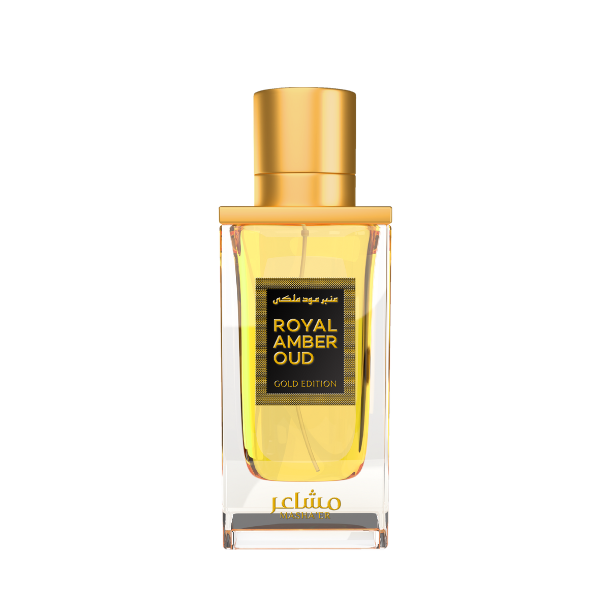 Mashaer Royal Amber Oud Gold Edition Perfume 100ML - Luxurious Fragrance